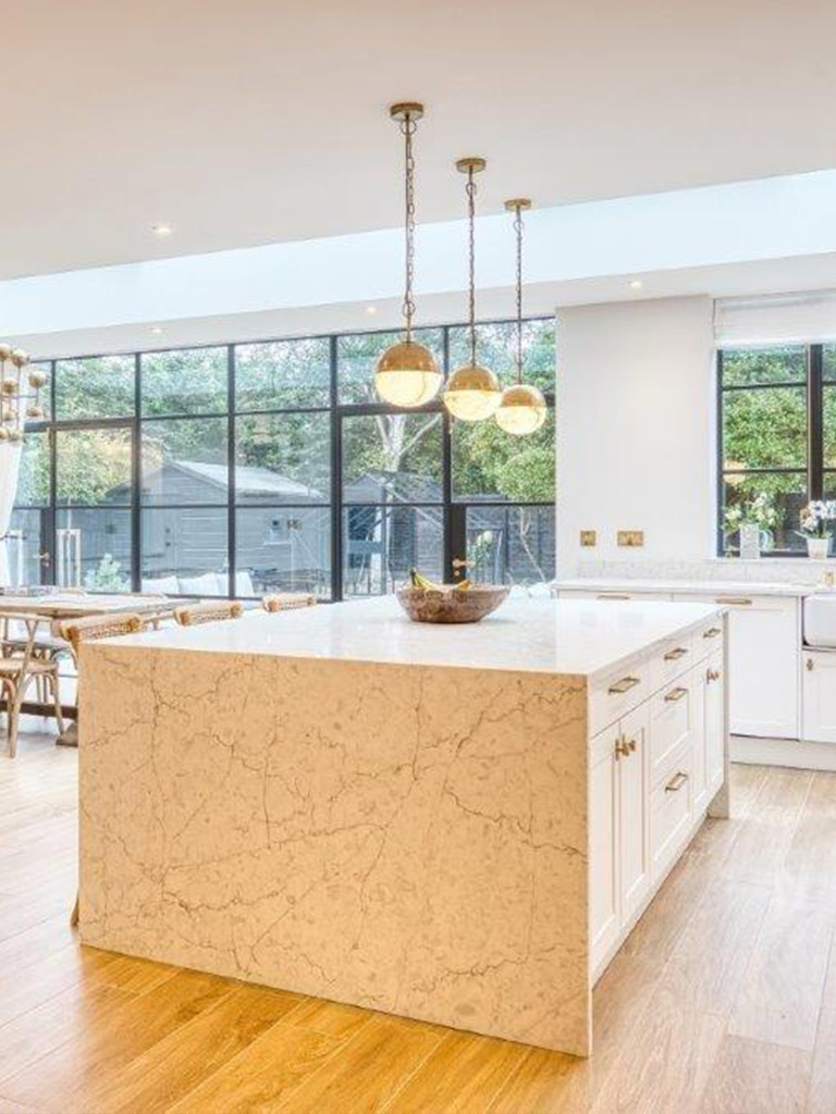 Large kitchen extension in Lymington by Brewer Design and Build